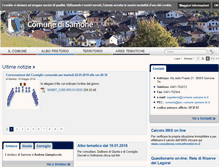 Tablet Screenshot of comune.samone.tn.it